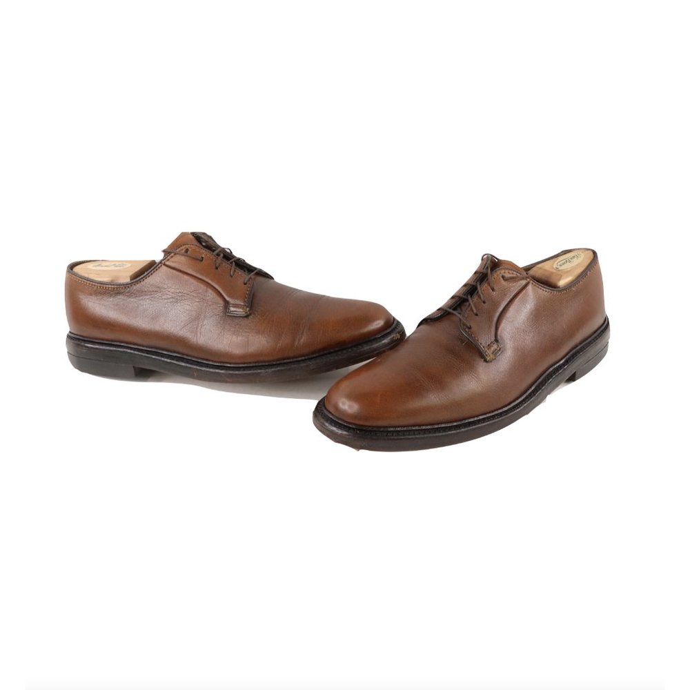 Vintage Florsheim Imperial Kenmoor 5 Nail Calf Leather Dress Shoes Mens 9.5 - Picture 1 of 11